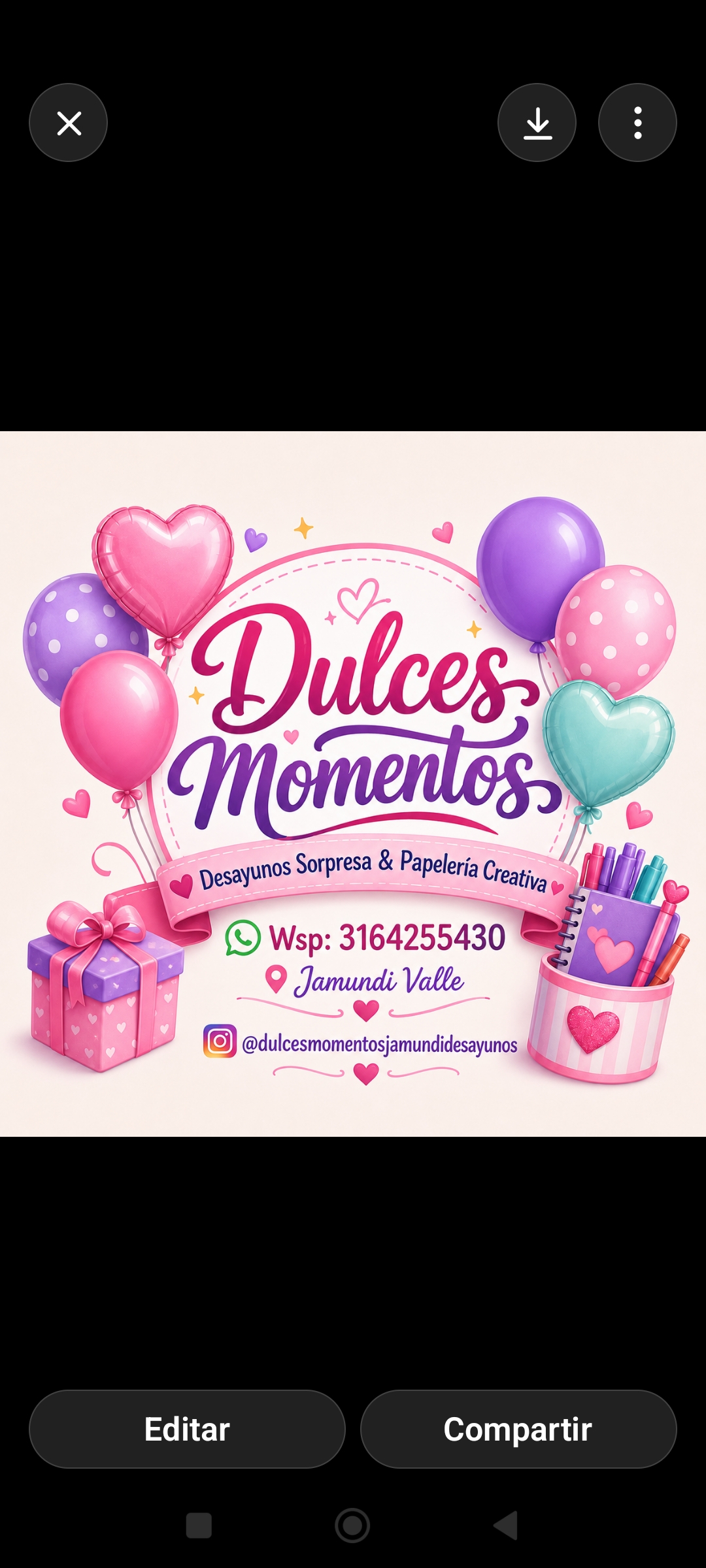 Logo de Dulces momentos