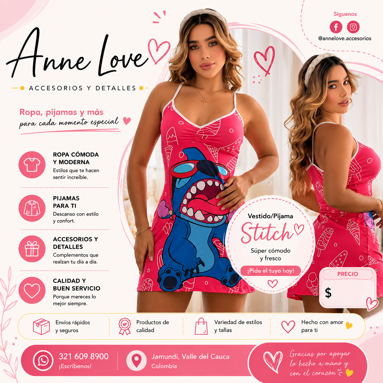 Portada de anne love accesorios y detalles