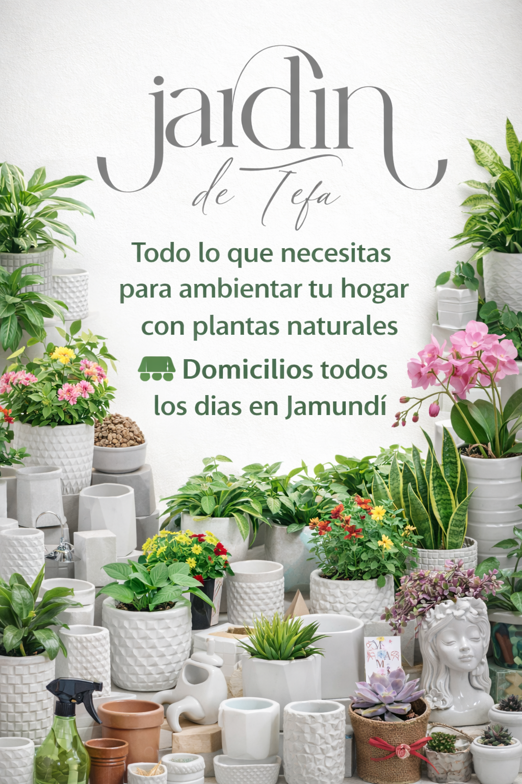 Portada de Artesanías y Vivero El jardin de Tefa
