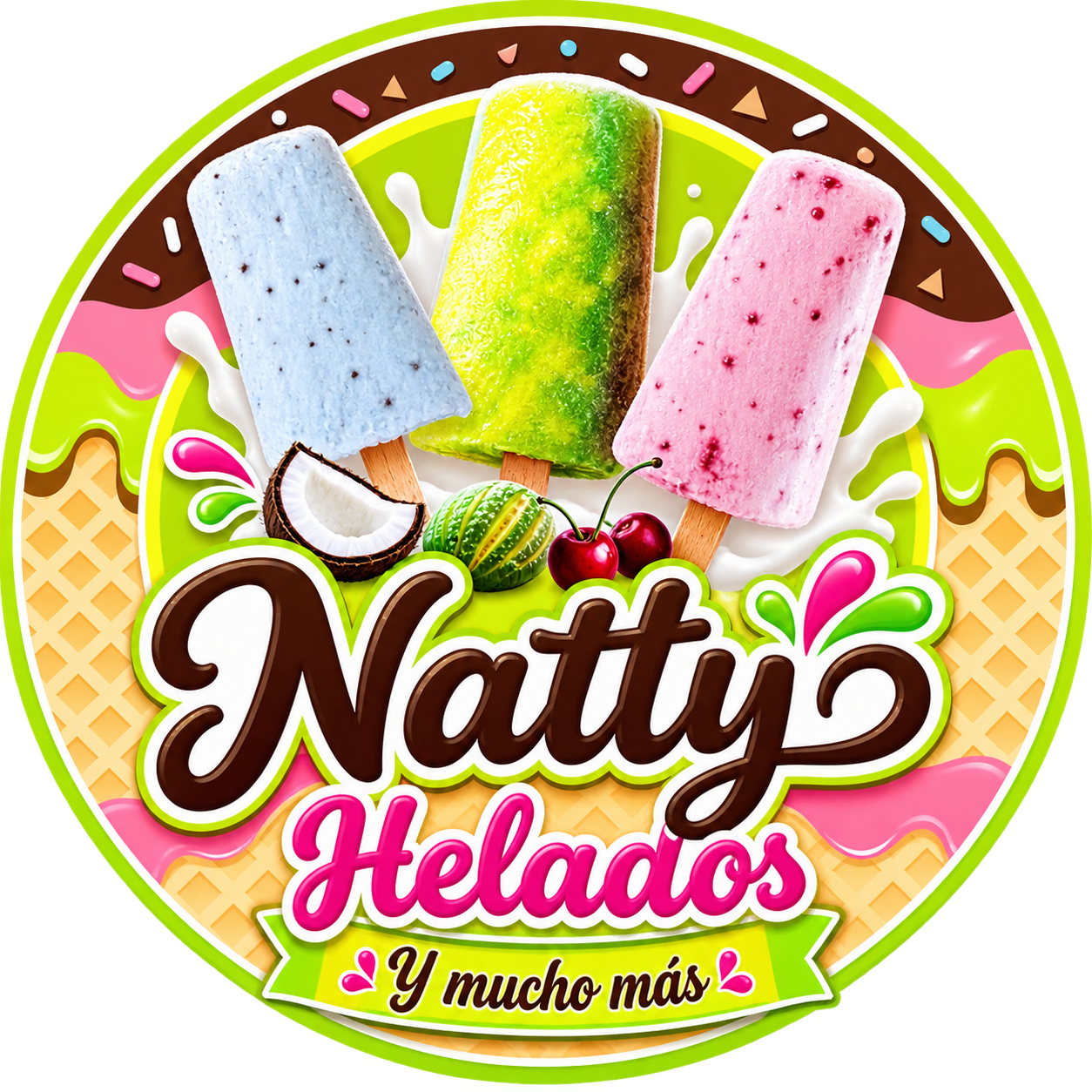 Logo de Natty helados