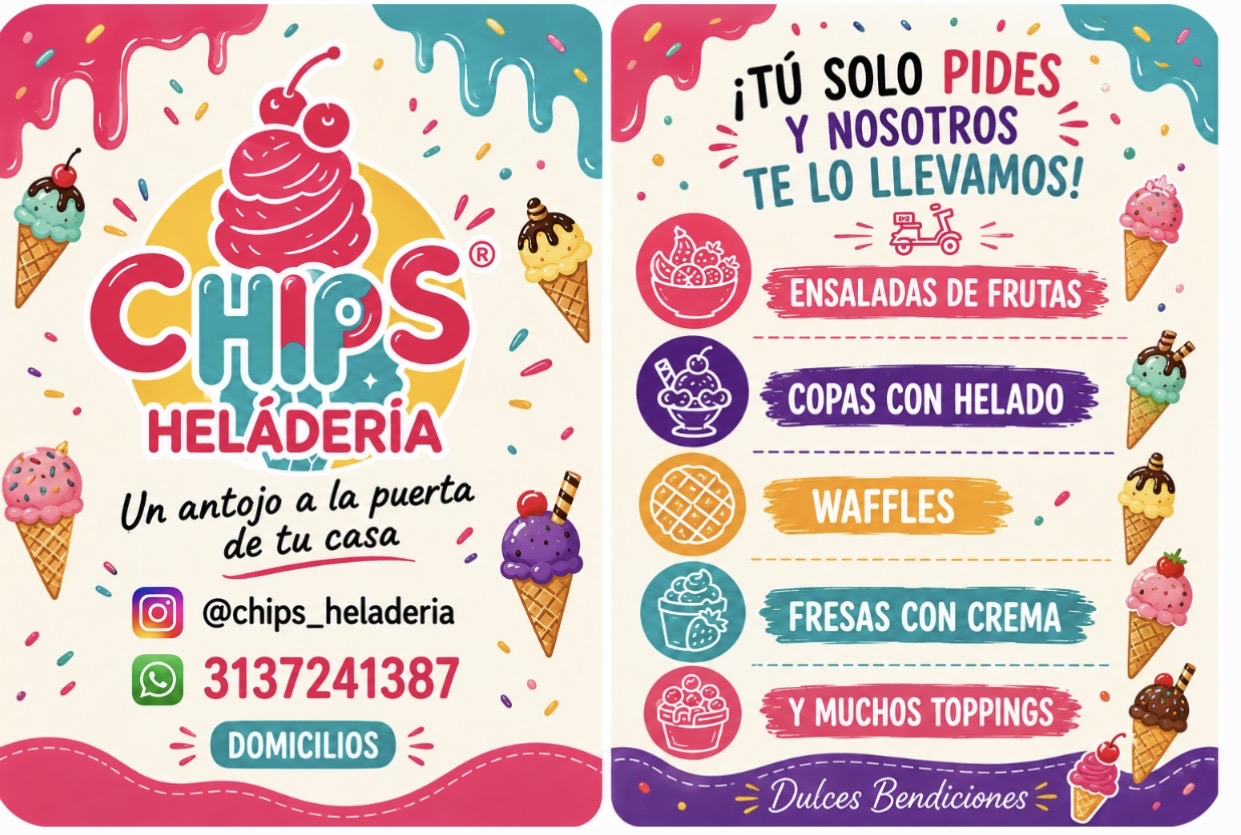 Portada de Chips heladería