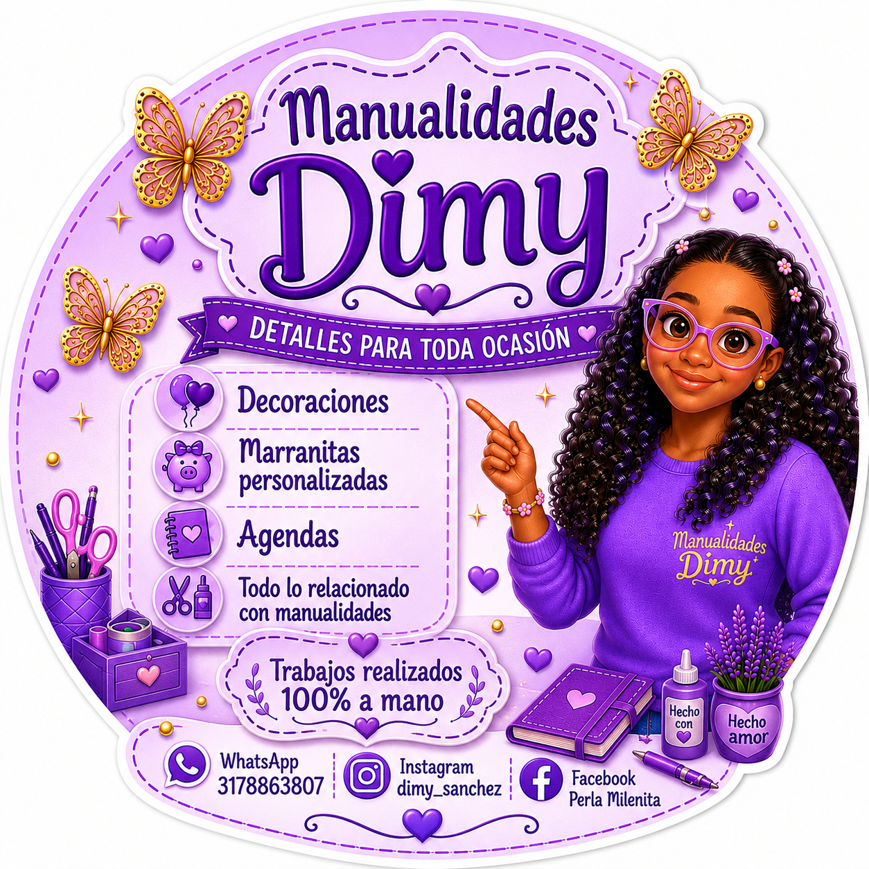 Logo de Manualidades Dimy