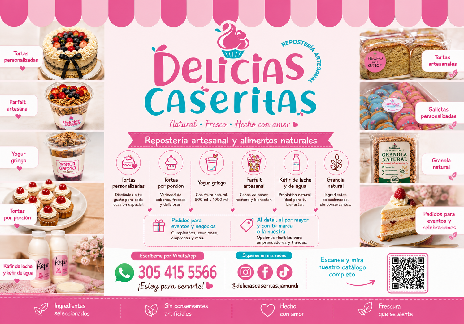 Portada de Delicias Caseritas by Ary