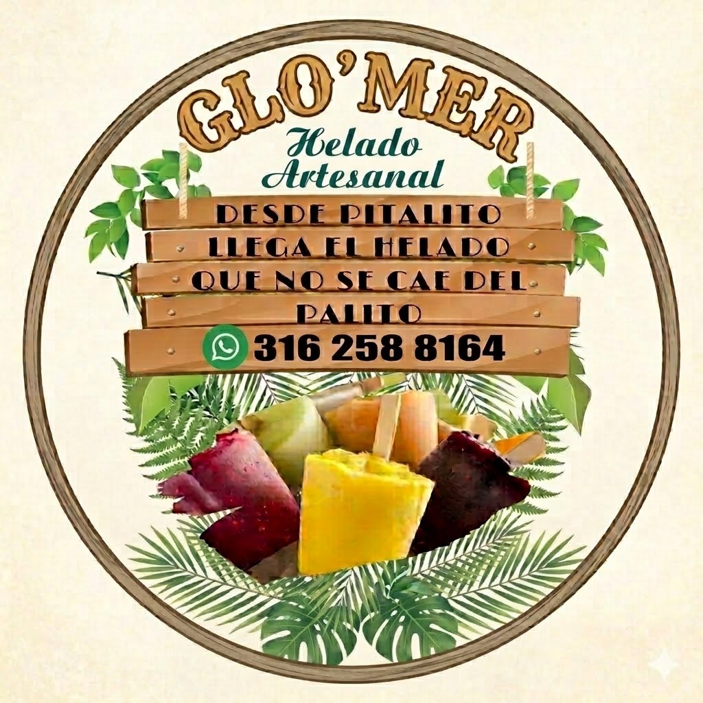 Logo de GLO'MER Helado Artesanal gourmet