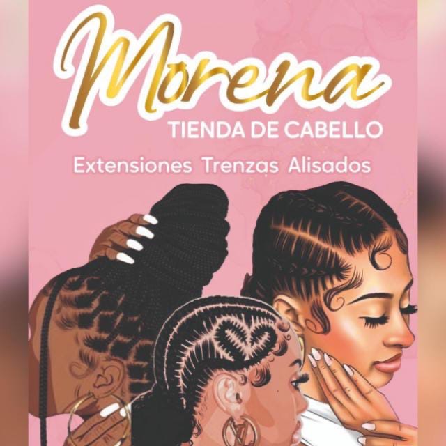 Portada de Morena tienda de Cabello
