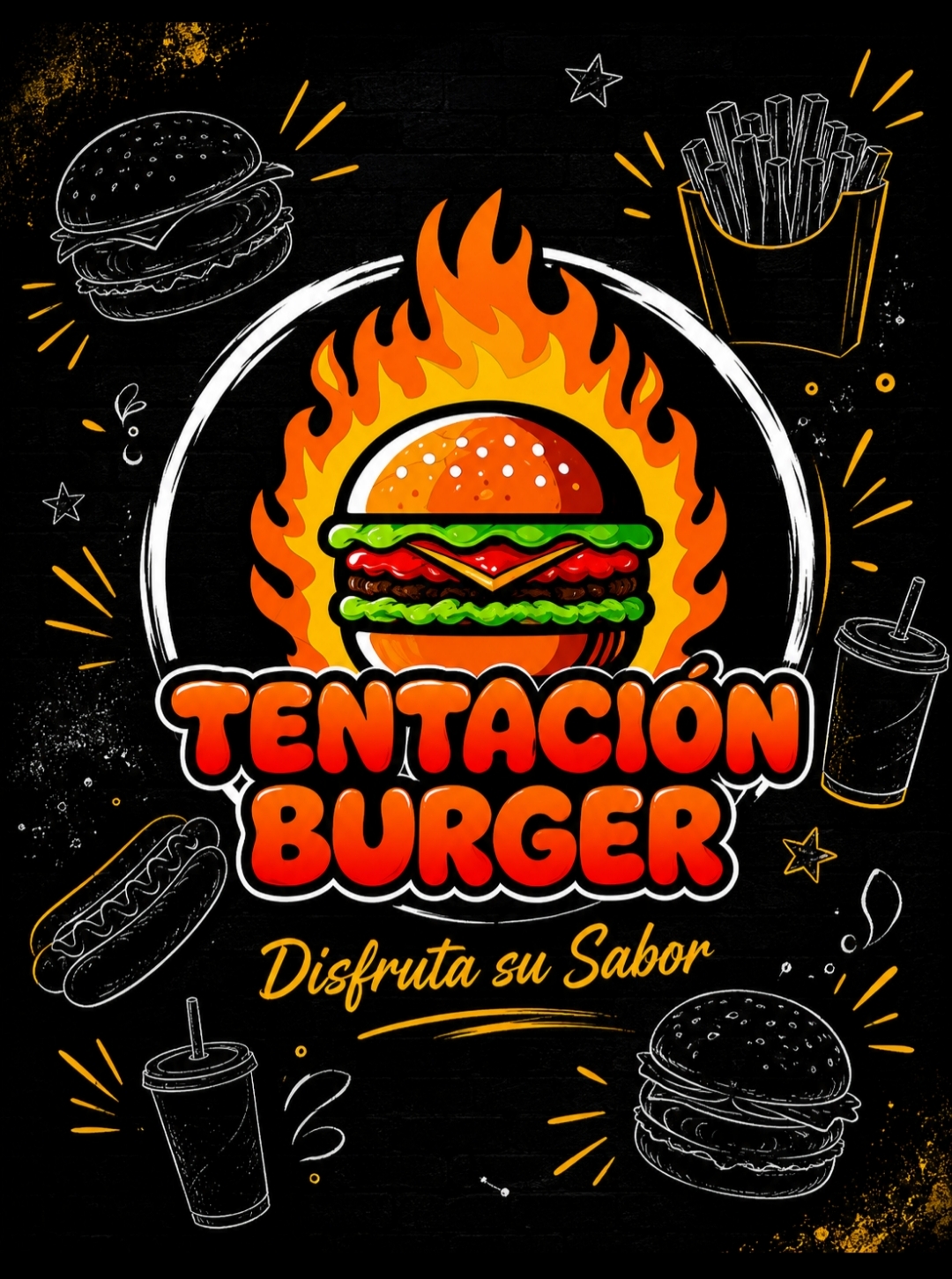 Logo de Tentacion Burguer