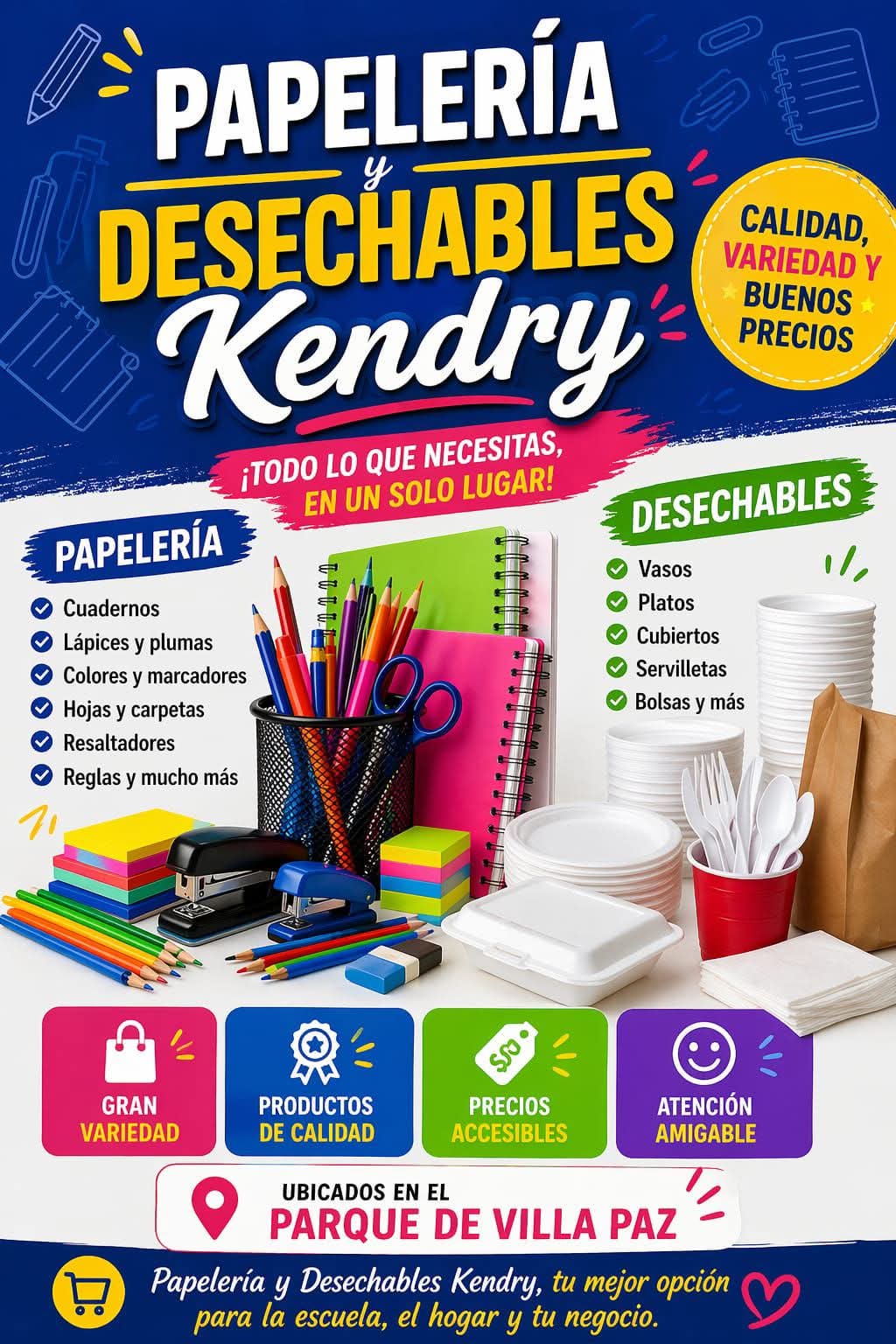 Portada de Papelería Kendry