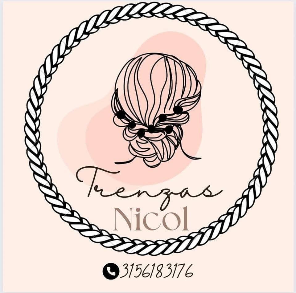 Logo de Trenzas y stilo nicol