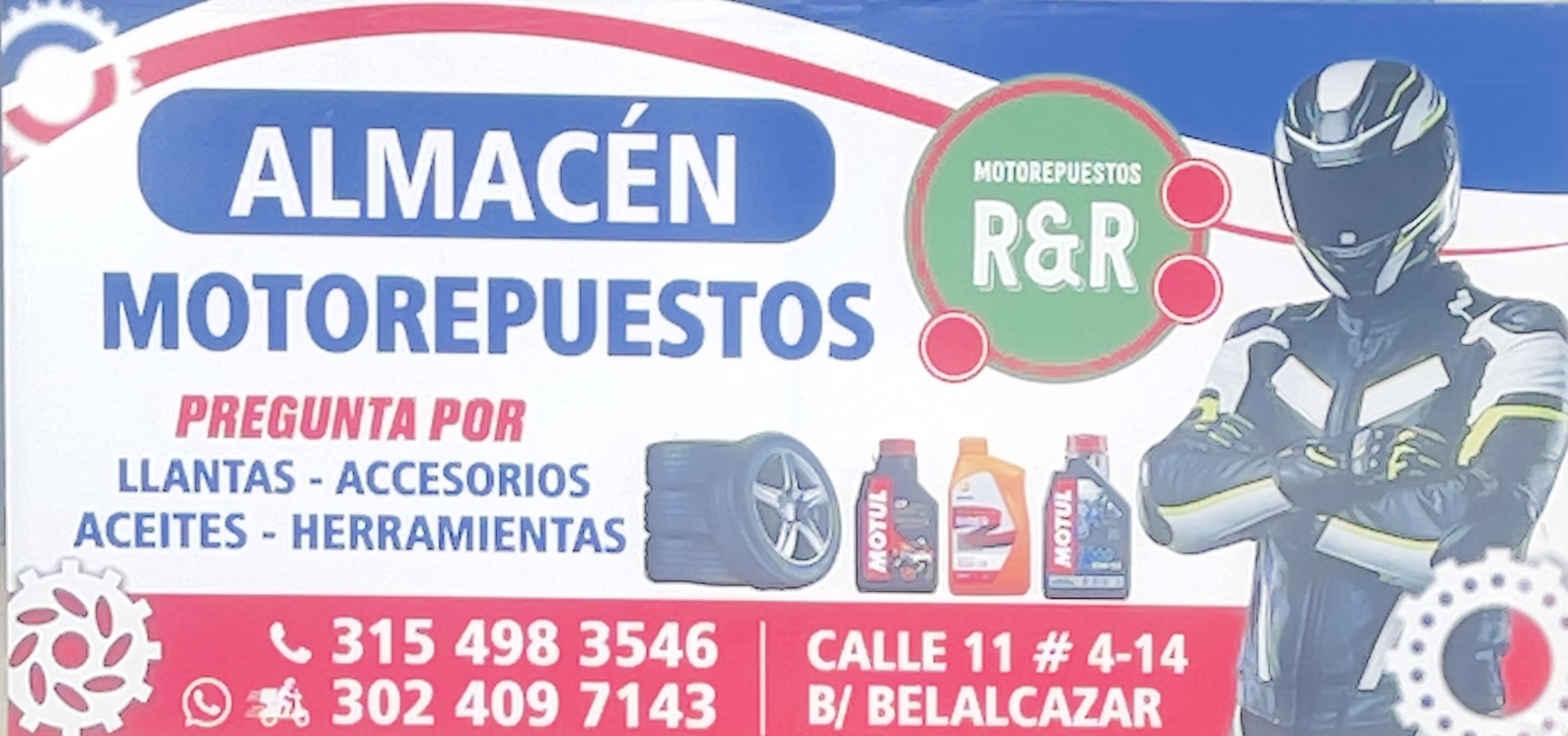 Portada de Almacén de Repuestos MotoRepuestos R&R