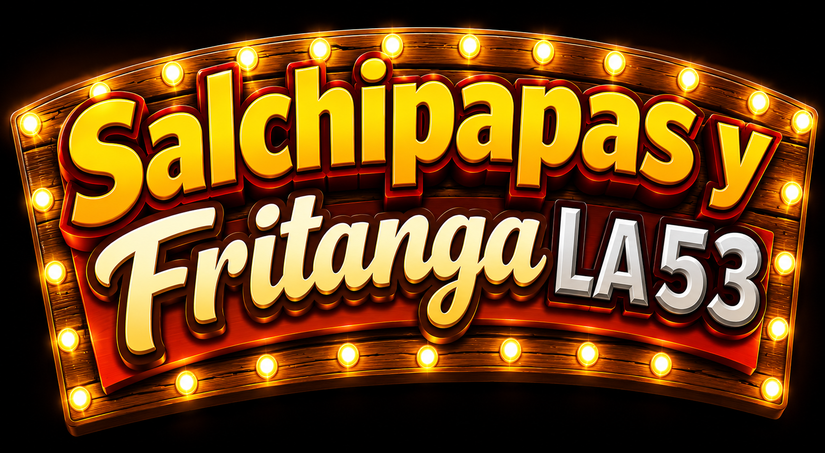 Logo de Salchipapas y fritanga la 53