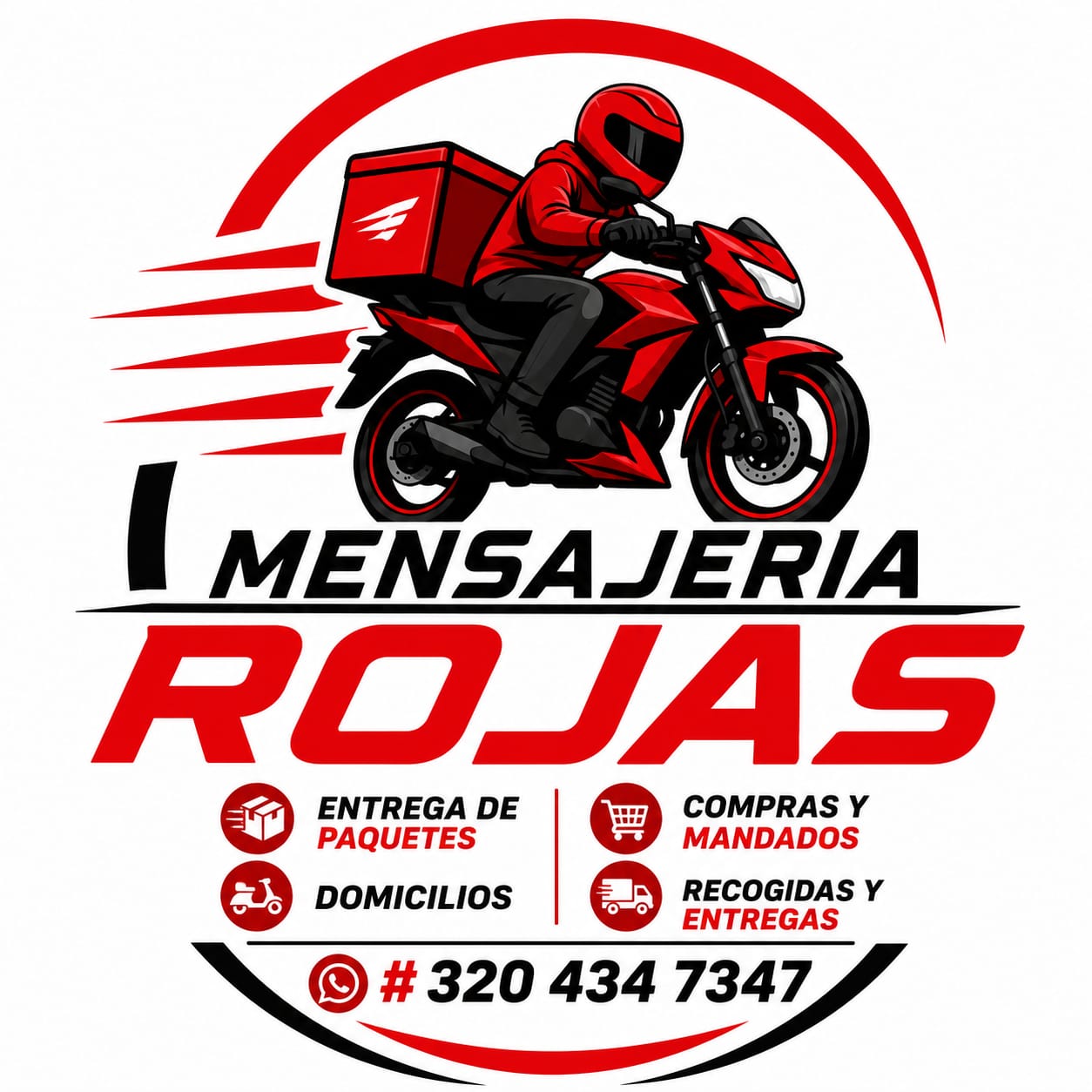 Portada de Mensajería rojas