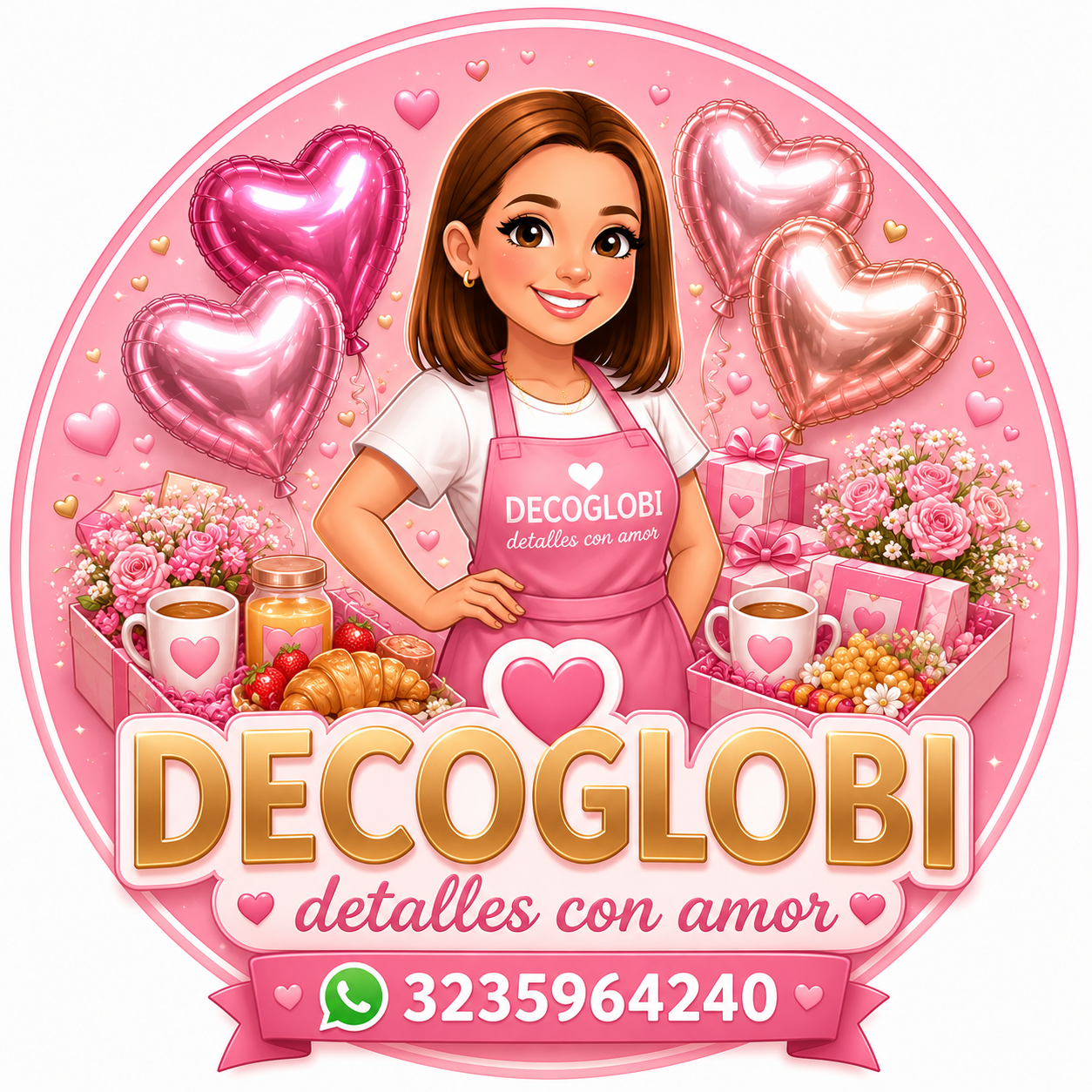 Logo de Decoglobi detalles con amor