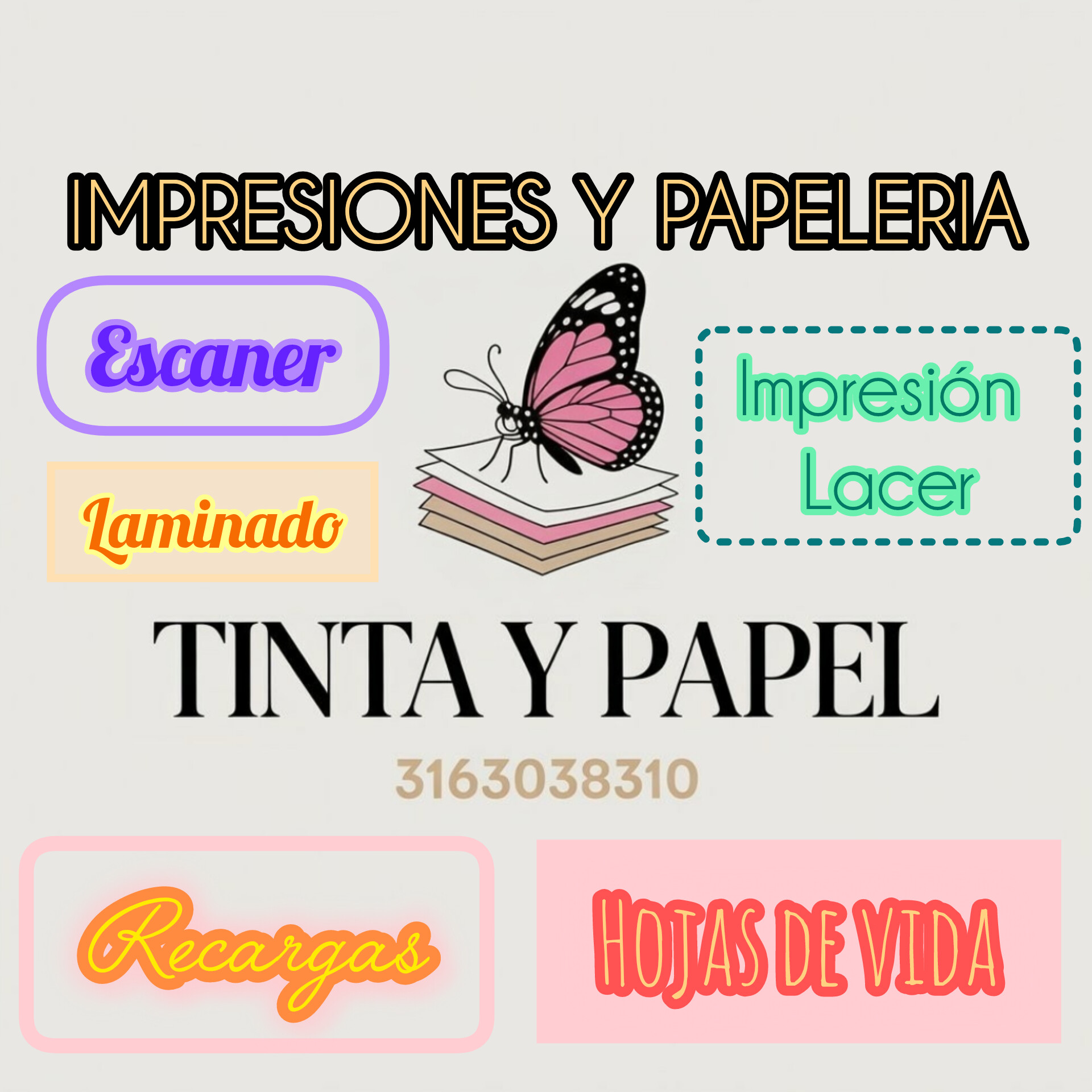 Portada de Tinta y papel