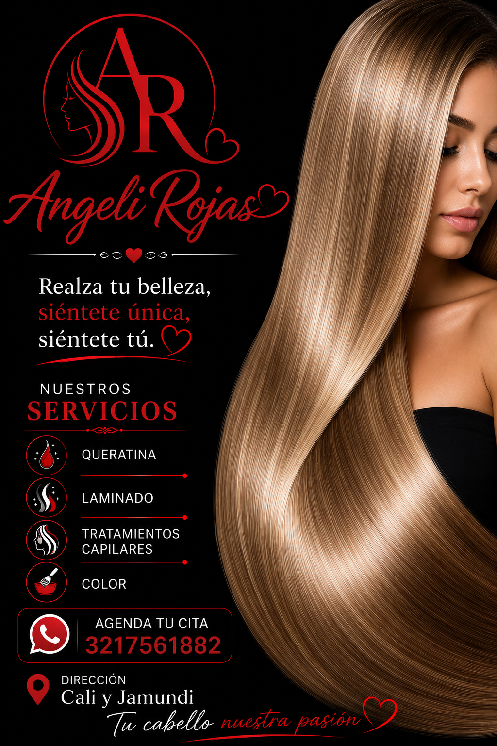 Portada de Angelly Rojas hair in love