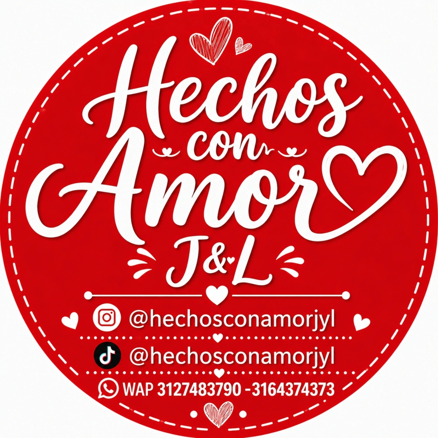 Logo de Hechos con amor jyl